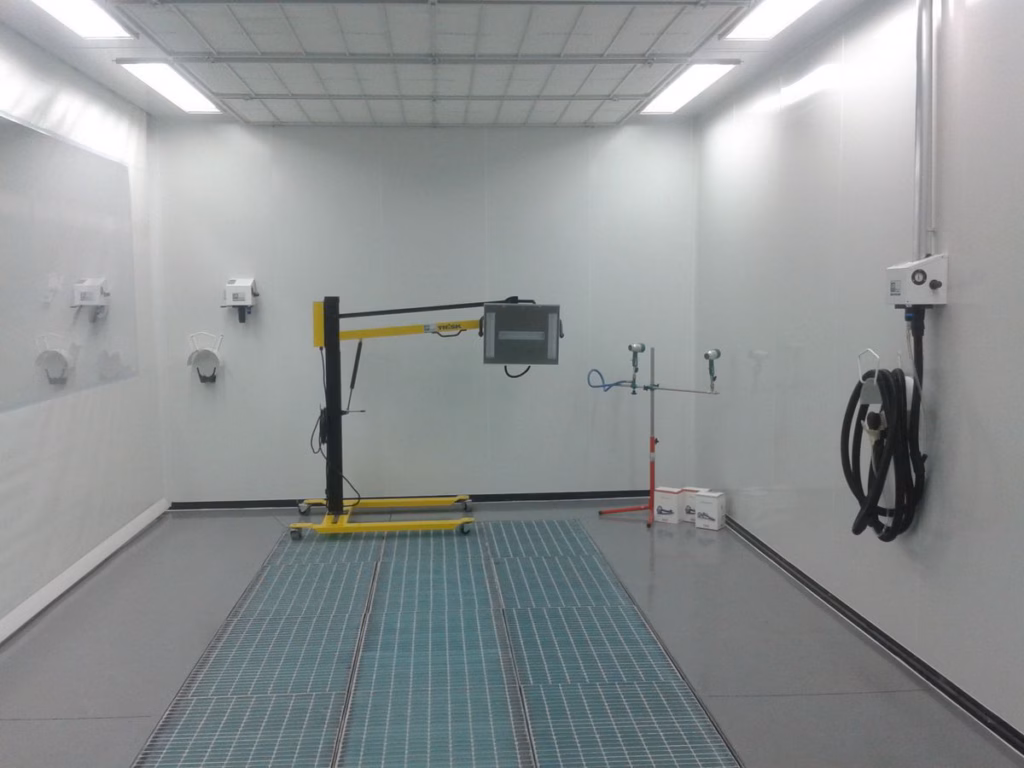 System odciągu pyłów dla strefy smart repair